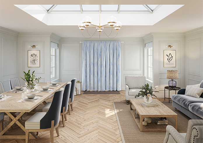 Waterfall, Azure - Made to Measure Curtains - Image 15